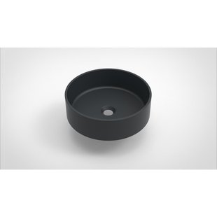 Opbouw Waskom Arcqua Case Rond 40 cm Mat Antraciet