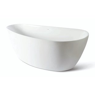 Vrijstaand Bad Luca Sanitair Primo Acryl 170x78x60 cm 260L Incl. Afvoerset Glans Wit