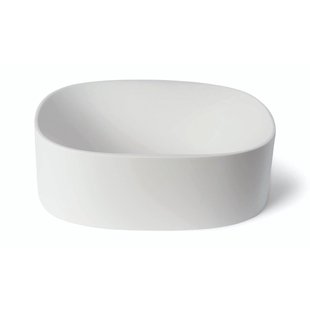 Waskom Luca Sanitair Tate 40x35x12,5 cm Solid Surface Mat Wit