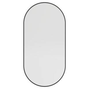Spiegel Haceka Deco Ovaal 80x40cmMat Zwart