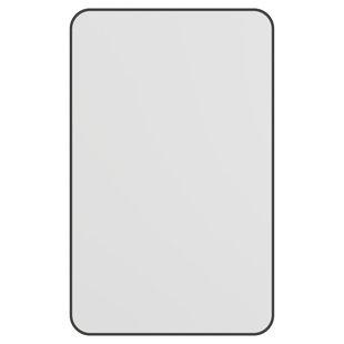 Spiegel Haceka Deco Rechthoek Afgeronde Hoeken 80x50cm Mat Zwart