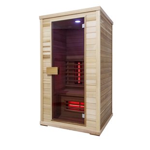 Infraroodsauna Elite Wellness Premiumline Finland 110x100x200 cm Red Cedar Hout