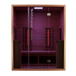 Infraroodsauna Elite Wellness InfraConcept 160x120x195 cm Intensity Hemlock