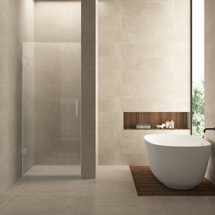 Nisdeur Wiesbaden Less 100x200 cm 8 mm Nano Helder Glas Chroom