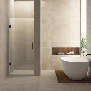 Nisdeur Wiesbaden Less 200 cm 8 mm Nano Helder Glas Gunmetal (alle maten)