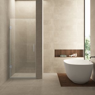 Nisdeur Wiesbaden Less 200 cm 8 mm Nano Helder Glas Chroom (alle maten)