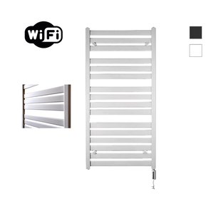 Elektrische Radiator Sanicare HWV - Moda Met Wifi 120x60 cm Mat Wit 876W Met Thermostaat Wit Rechtsonder
