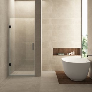 Nisdeur BWS Miley 90x200 cm 8 mm Nano Helder Glas Mat Zwart