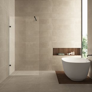 Inloopdouche BWS Miley 50x200 cm 8 mm Nano Helder Glas Mat Zwart