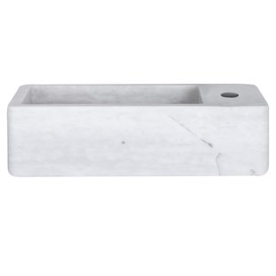 Fontein Differnz Hura I 40x22 cm Marmer Wit