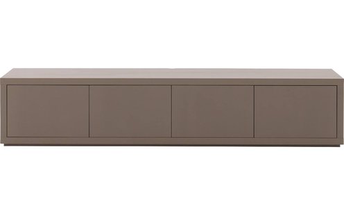 Goossens Tv Meubel Barcelona, 4 kleppen met kabeldoorvoer