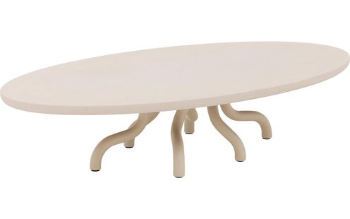 Goossens Excellent Salontafel Matera, Ovaal 120 x 60 cm 41 cm hoog