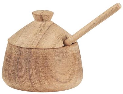IB Laursen - zoutpotje met lepel - acacia