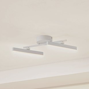 Lindby LED spot Eldrin, wit, 2-lamps, lichtstrip