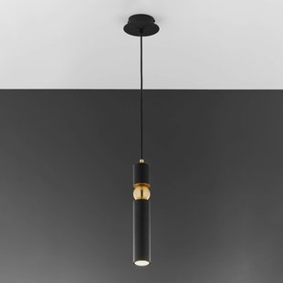 Jupiter Hanglamp Alas, zwart, metaal, afhanghoogte 135 cm, GU10