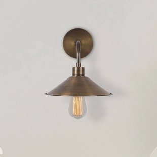 Opviq Wandlamp Berceste N-664, antiek goud, ijzer, Ø 24 cm