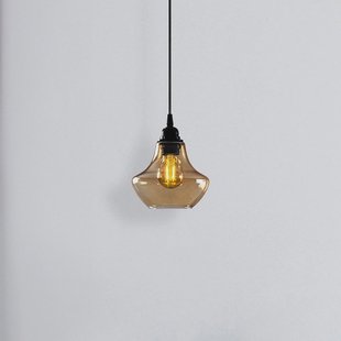 Opviq Hanglamp Gold 050, goud-transparant, glas, Ø 17 cm