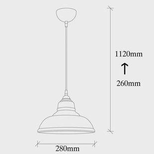 Opviq Hanglamp Dilberay 327-S 1-lamp amber/zwart glas Ø 28 cm
