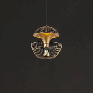 Opviq Hanglamp Telmander 11410, goudkleurig, metaal, Ø 30 cm