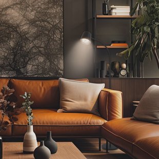 Briloner Cielo LED vloerlamp, zwart, touchdimmer, USB-kabel