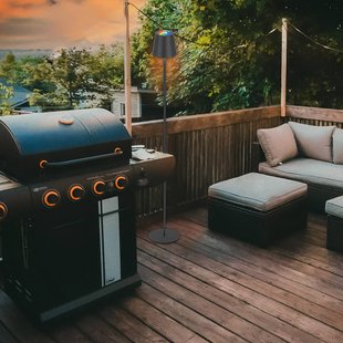 Briloner LED vloerlamp Coloris, zwart, RGB, dimmer, IP44, USB