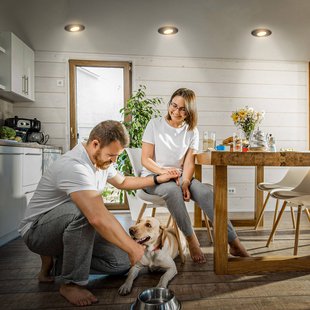 Briloner Klira inbouwlamp, zwart, Ø 9 cm, draaibaar, 3 stuks