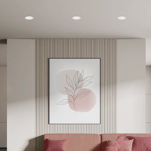 Briloner Inbouwlamp Jeft, Ø 9cm, wit, set van 3, aan/uit, vast