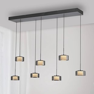 Paul Neuhaus LED hanglamp Rika, 135 cm, glas, dimbaar