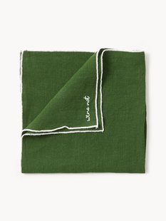 Linnen servetten Cosmo met borduurwerk, 4 stuks