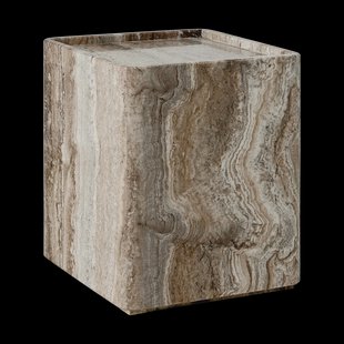 GUBI Pietra bijzijttafel 33x33x40 cm Lively sepia