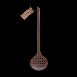 Satake Satake schuimspaan 33,5 cm Walnotenhout