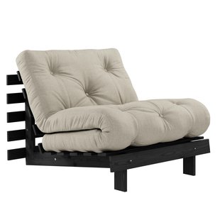 Karup Design Roots Slaapbank 90 Zwart Linen