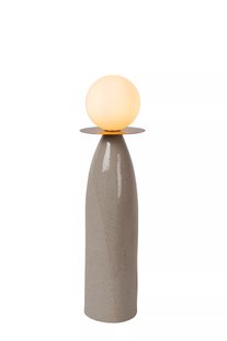 Lucide Figaro - tafellamp - Ø 12 x 48,8 cm - grijs