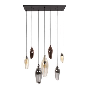 Vico Cocoon - hanglamp - 120 x 40 x 150 cm - zwart