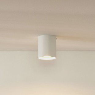 Lucide Bodi plafondspot, rond, wit, Ø 8 cm, 1-lamp, aluminium