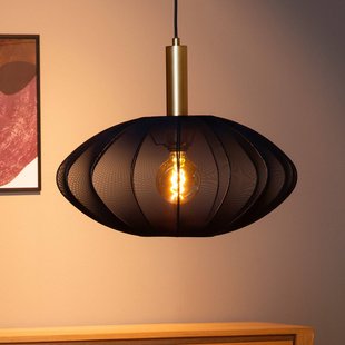 Lucide Hanglamp Corina, zwart, Ø 50 cm, E27