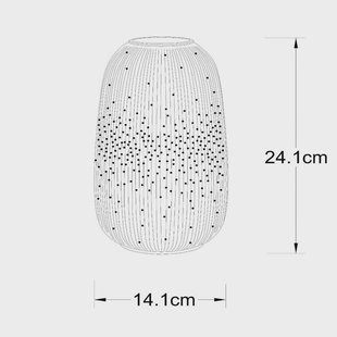 Lucide Tafellamp Flores, Ø 14,1 cm, porselein, wit, E14