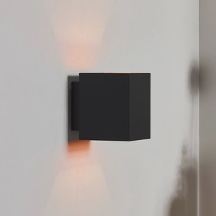 Lucide Wandlamp Xera, zwart, 10 cm, downlight, aluminium