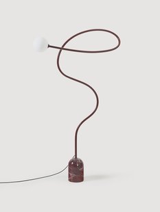 Vloerlamp Alina met marmeren voet