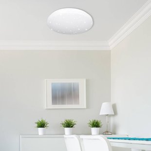 Müller-Licht Plafondlamp Reva Star, Ø 50 cm, wit, kunststof