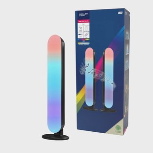 Müller-Licht LED tafellamp LED Light Bar, 2 stuks, zwart, RGBW, kunststof