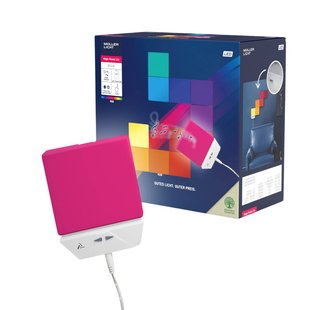 Müller-Licht LED wandlamp LED Magic paneel RGBW, vierkant, set van 12