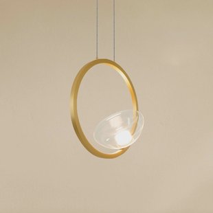 Zambelis Hanglamp 23028, 1-lamp, 3.000 K, glas, goudkleurig