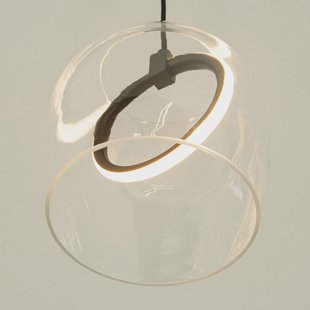 Zambelis Hanglamp 23080, helder, 1-lamp, glas, Ø 20 cm