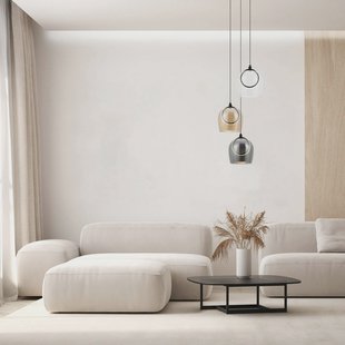 Zambelis Hanglamp 23081, 3-lamps, glas, Ø 44 cm, 3.000 K