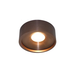 Artdelight Orlando - plafondverlichting - Ø 14 x 5 cm - 10W dimbare LED incl. - brons