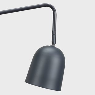 Dyberg Larsen wandlamp Manchester, grijs, projectie 45 cm