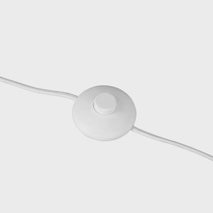 Dyberg Larsen Opus vloerlamp, mat wit, hoogte 135 cm, metaal