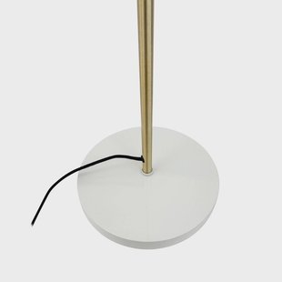 Dyberg Larsen Sleep vloerlamp, putty wit, hoogte 165 cm, staal