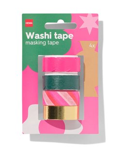 HEMA Washitape Kerst - 4 stuks (multi)
